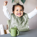 Lot de 2 bavoirs de naissance daring dino