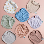 Lot de 2 bavoirs de naissance fierce fox