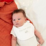 Lot de 2 bavoirs de naissance no�l