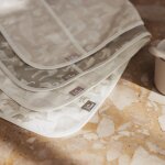 Lot de 2 bavoirs plastifi�s animals nougat