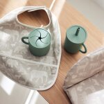 Lot de 2 bavoirs plastifi�s animals olive green