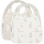 Lot de 2 bavoirs plastifiés miffy snuffy nougat Lot de 2 bavoirs plastifiés miffy snuffy nougat