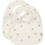 Lot de 2 bavoirs plastifis rosehip