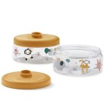 Lot de 2 botes alimentaires dominique around the world