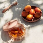 Lot de 2 bo�tes alimentaires dominique peach