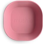 Lot de 2 bols carr�s dusty rose