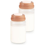 Lot de 2 bouteilles de conservation lait maternel pour refroidisseur de lait (240 ml)