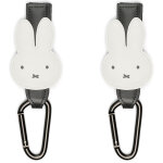 Lot de 2 crochets pour poussette miffy