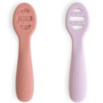 Lot de 2 cuillères d'apprentissage rose - soft lilac Lot de 2 cuillères d'apprentissage rose - soft lilac