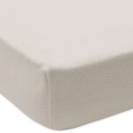 Lot de 2 draps housses en coton blancs (70 x 140 cm)