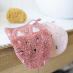 Lot de 2 gants de toilette mrs. cat et mrs. rabbit