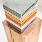 Lot de 2 housses de matelas � langer en �ponge ash green (50 x 70 cm)