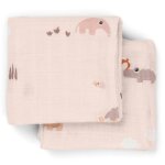 Lot de 2 langes playground rose