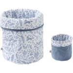 Lot de 2 paniers de toilette forêt enchantée Lot de 2 paniers de toilette forêt enchantée