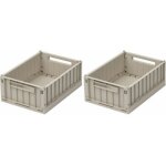 Lot de 2 petites caisses de rangement weston s sandy Lot de 2 petites caisses de rangement weston s sandy