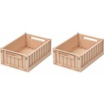 Lot de 2 petites caisses de rangement weston s tuscany rose Lot de 2 petites caisses de rangement weston s tuscany rose