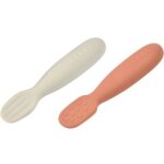 Lot de 2 pr - cuillres en silicone terracotta
