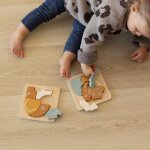 Lot de 2 puzzles b�b� en bois