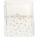 Lot de 2 serviettes de toilette mini&max roseberry