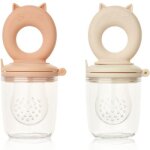 Lot de 2 sucettes grignoteuses miranda tuscany rose