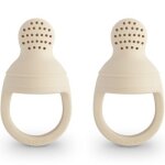 Lot de 2 sucettes grignoteuses en silicone shifting sands