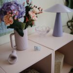 Lot de 2 sucettes grignoteuses en silicone soft lilac