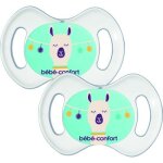 Lot de 2 sucettes physiologique en silicone (0 - 2 mois)