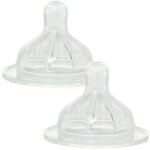 Lot de 2 tétines 3 vitesses 1er âge Lot de 2 tétines 3 vitesses 1er âge
