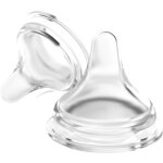 Lot de 2 t�tines natural wave� sp�cial allaitement d�bit lent