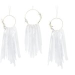 Lot de 3 attrape rêves blanc Lot de 3 attrape rêves blanc