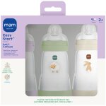 Lot de 3 biberons easy start anti - colique lilas + sable + nature t�tine d�bit 2 (260ml)
