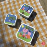 Lot de 3 bo�tes � go�ter peppa pig