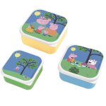 Lot de 3 bo�tes � go�ter peppa pig