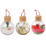 Lot de 3 boules de nol sensorielles christmas