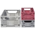 Lot de 3 caisses de rangement clara Lot de 3 caisses de rangement clara