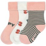 Lot de 3 chaussettes terry cerise pêche (taille 12 - 15) Lot de 3 chaussettes terry cerise pêche (taille 12 - 15)