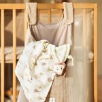 Lot de 3 gants de toilette en gaze de coton tiny park