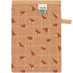 Lot de 3 gants de toilette en mousseline fierce fox