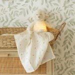 Lot de 3 langes en mousseline gatsby �cru (70 x 70 cm)