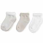 Lot de 3 paires de chaussettes beige et blanc (0 - 3 mois) Lot de 3 paires de chaussettes beige et blanc (0 - 3 mois)