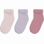 Lot de 3 paires de chaussettes roses (0 - 6 mois) Lot de 3 paires de chaussettes roses (0 - 6 mois)