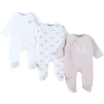 Lot de 3 pyjamas jersey el�phants (naissance)