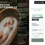 Lot de 36 patchs � la citronnelle anti - moustique