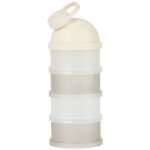 Lot de 4 botes doseuses babydose mineral beige