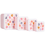 Lot de 4 bo�tes � go�ter c?urs