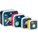 Lot de 4 bo�tes � go�ter espace