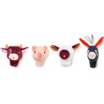 Lot de 4 marionnettes  doigt ferme