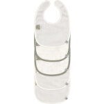 Lot 5 bavoirs en �ponge coton bio little forest renard