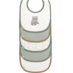 Lot de 5 bavoirs en ponge  velcro about friends raton laveur