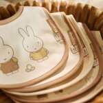 Lot de 5 bavoirs imperm�ables miffy family farm